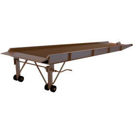 Vestil Steel Overlap Yard Ramp 360L x 90-3/8W 30000 lb. Capacity Earth Tone Brown 