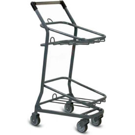 VersaCart ® EZcart Basket Cart for (2) 28 Liter Plastic Shopping Baskets