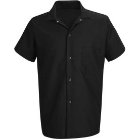 Vf Imagewear Inc 5020BKSSL Chef Designs Cook Shirt, Black, Polyester/Cotton, L image.