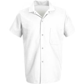 Vf Imagewear Inc 5020WHSSM Chef Designs Cook Shirt, White, 65 Polyester/35 Cotton, M image.