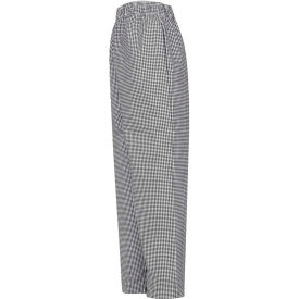 Vf Imagewear Inc 5360BWRG3XL Chef Designs Baggy Chef Pants, Black & White Check, Polyester/Cotton, 3XL image.