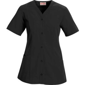 Vf Imagewear Inc 9P01BKSSXL Red Kap® Womens Easy Wear Tunic Short Sleeve Black XL - 9P01 image.
