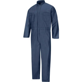 Red Kap ESD/Anti-Static Operations Coverall, Navy, Polyester/Nylon, Tall, L