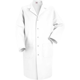 Vf Imagewear Inc KP18WHRG3XL Red Kap® Mens Lab Coat, White, Poly/Combed Cotton, Regular, 3XL image.