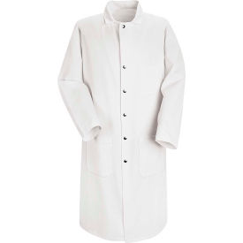 Vf Imagewear Inc KT50WHRG3XL Red Kap® Full Cut Butcher Coat, White, Polyester/Cotton, 3XL image.