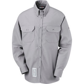 Vf Imagewear Inc SLU2SYRG3XL EXCEL FR® ComforTouch® FR Dress Uniform Shirt SLU2, Silver Gray, Size 3XL Regular image.