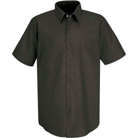 Vf Imagewear Inc SP24CHSSXL Red Kap® Mens Industrial Work Shirt Short Sleeve Charcoal XL SP24 image.