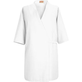Vf Imagewear Inc WP18WHRG4XL Red Kap® Collarless Butcher Wrap W/o Pockets, White, Polyester/Combed Cotton, 4XL image.