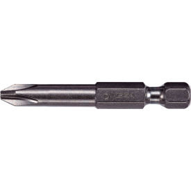 VEGA INDUSTRIES, INC 1115P2A Vega Phillips #2 Power Bit x 4-1/2", S2 Modified Steel, Gunmetal Grey image.