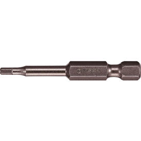 VEGA INDUSTRIES, INC 1150H0664A Vega Hex 3/32 Power Bit x 6", S2 Modified Steel, Gunmetal Grey image.