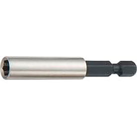 VEGA INDUSTRIES, INC 1150MH1AD Vega 1/4 Mag Bit Holder x 6", Stainless + Gunmetal Grey Finish, S2 + Stainless Steel image.