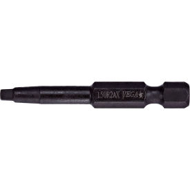 VEGA INDUSTRIES, INC 1150R2AX Vega Square #2 Power Bit x 6" Extra Hard, S2 Modified Steel, Gunmetal Grey image.