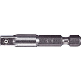 Vega 1/4 x 1/4 Hex Socket Adapter x 2"" Pin Gunmetal Grey S2 Modified Steel