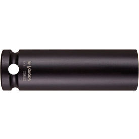 1/2" Square Drive 3/4" 6 Point Long Length Impact Socket view 2