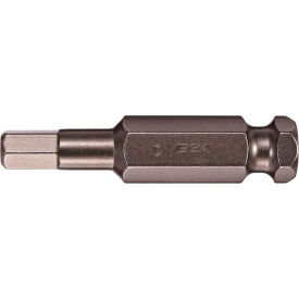5mm Power Bit x 3-1/2", 7/16" Hex Shank, S2 Steel, Gunmetal Gray view 2