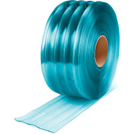 PVC Roll, Low Temp Scratch Resistant Ribbed, 0.11" Thick, 12"W x 150'H, Clear view 2