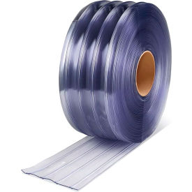 PVC Roll, Standard Scratch Resistant Ribbed, 0.11" Thick, 12"W x 75'H, Clear view 2