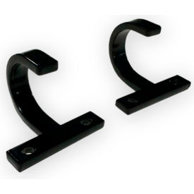 LZRTect Additional LZR J-Hooks, 3"W x 3"H, Black
