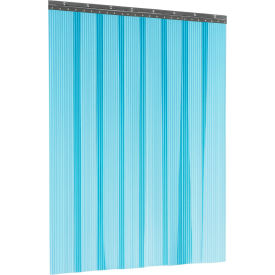 Shaver Industries Low Temp Scratch Resistant Strip Door Ribbed PVC 0.11" Thick 12W x 12H Clear 