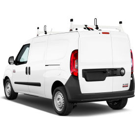 VANTECH USA INC H1347W Vantech H1 2 Bar Steel Ladder Roof Rack for RAM ProMaster City 2014-On, White image.