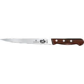 Victorinox Swiss Army Co 5.3810.18 Victorinox 7 Fillet Knife, Straight Blade, Flexible, Rosewood Handle 40311 image.