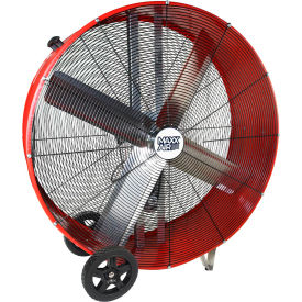 48" Portable Heavy-Duty Drum Fan, 18000 CFM, 1/2 HP, 1 Phase view 2
