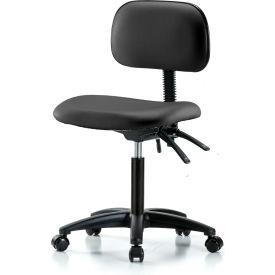 E COM INC EVMBCH-RG-NF-RC-2140 Multi-Purpose Industrial Chair with New Voyager™ Vinyl - Black image.