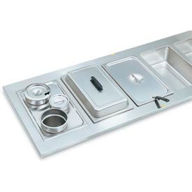 Vollrath Company 19193 Vollrath® Adaptor Plate With Two 6-3/8" Holes image.