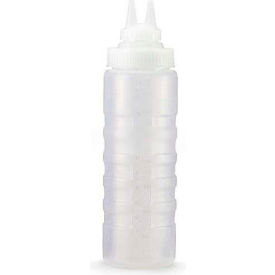 Vollrath Company 22024-13 Vollrath® Traex Wide Mouth Squeeze Bottle Kits, 22024-13, 24 Oz., Clear image.