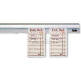 Vollrath Company 2536 Vollrath® Check Holders, 2536, 36" Long, Brushed Aluminum image.