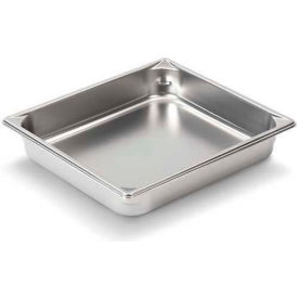 Vollrath Company 30222 Vollrath® Super Pan V Stainless Steam Table Pan, 30222, 2-1/2" Depth, 1/2 Size image.