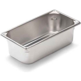 Vollrath Company 30342 Vollrath® Super Pan V Stainless Steam Table Pan, 30342, 4" Depth, 1/3 Size image.