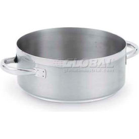 Vollrath Company 3304** Vollrath® Centurion Brazier/Casserole, 3304, 10-1/2 Quart Capacity, 3-3/4" Depth image.