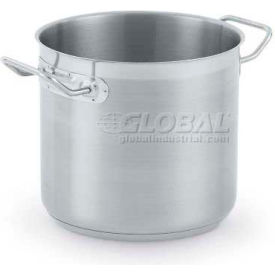 Vollrath Company 3501 Vollrath® Optio Stock Pot, 3501, 8" Depth, 21 Gauge, With Cover image.