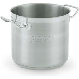 Vollrath Company 3503 Vollrath® Optio Stock Pot, 3503, 9-1/2" Depth, 21 Gauge, With Cover image.