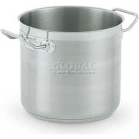 Vollrath Company 3506 Vollrath® Optio Stock Pot, 3506, 12-1/2" Depth, 21 Gauge, With Cover image.