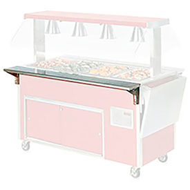 Vollrath Company 37513-2 Vollrath® Signature Server® - Plate Rest with Mounting Kit 60" image.