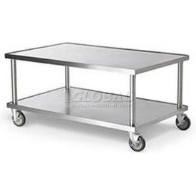 Vollrath Company 4087924 Vollrath® Heavy Duty Mobile Stand, 4087924, Stainless Steel, 24" X 30" X 24" image.