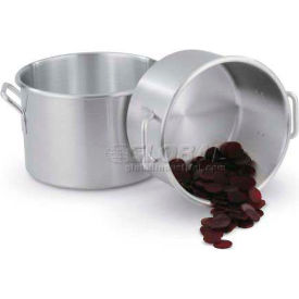 Vollrath Company 4334 Vollrath® Wear-Ever Rolled Edge Sauce Pots, 4334, 26 Quart Capacity, 8 Gauge image.