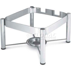 Vollrath Company 46113 Vollrath® Chafer Stand, 46113, Stainless Steel, Square image.