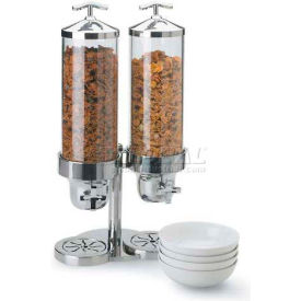 Vollrath Company 4635210 Vollrath® Somerville Double Cereal Dispenser, 4635210, 4 Quart image.