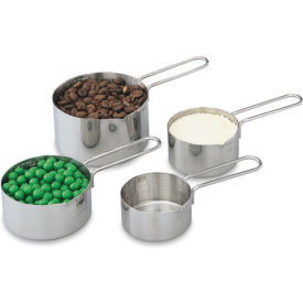 Vollrath Company 47119 Vollrath® 4 Piece Measuring Cup Set, Stainless Steel image.
