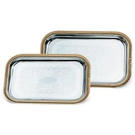 Vollrath Odyssey Serving Tray - Large Rectangle - Gold - Pkg Qty 6