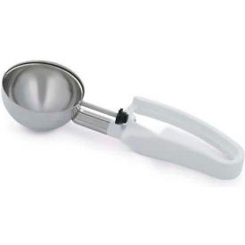 Vollrath Company 47390 Vollrath® Standard Length Squeeze Disher, 47390, White, 4.7 Oz. Capacity image.