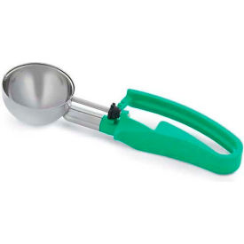 Vollrath Company 47393 Vollrath® Standard Length Squeeze Disher, 47393, Green, 2.8 Oz. Capacity image.