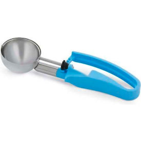 Vollrath Company 47394 Vollrath® Standard Length Squeeze Disher, 47394, Sky Blue, 2.4 Oz. Capacity image.