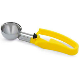 Vollrath Company 47396 Vollrath® Standard Length Squeeze Disher, 47396, Yellow, 1.8 Oz. Capacity image.