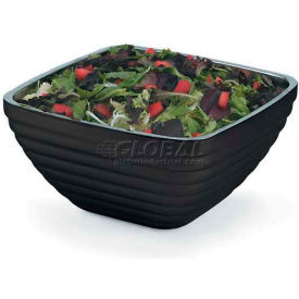 Vollrath Company 4763260 Vollrath® Square Insulated Serving Bowls, 4763260, 1.8 Quart, Black Black image.