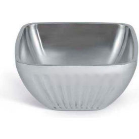 Vollrath Company 47683 Vollrath® Fluted Double-Wall Insulated Serving Bowls, 47683, 5.2 Quart, Square image.