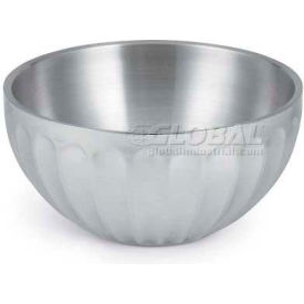 Vollrath Company 47689 Vollrath® Fluted Double-Wall Insulated Serving Bowls, 47689, 10.1 Quart, Round image.